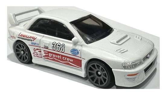 Hot Wheels Hotwheels 2024 244/250 Subaru Impreza 22B STi Version 1998 No 368 The 90's 1/64 scale
