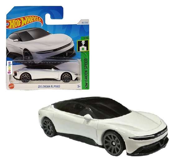 Hot Wheels 2024 85/250 Delorean Alphas Green Speed