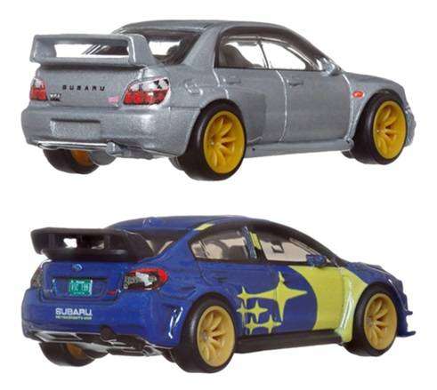 Hot Wheels Car Culture 2 pk Subaru WRX + Subaru WRX STi 2016