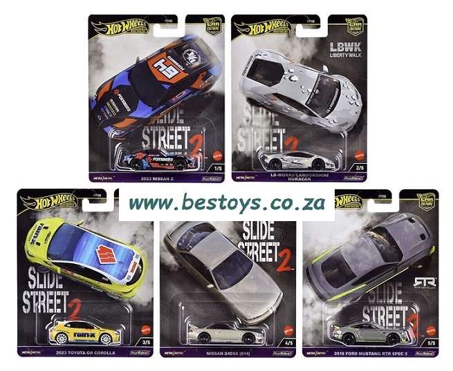 Hot Wheels Hotwheels Car Culture Slide Street 2 Toyota GR Corolla 2023 "Rain-X" 1/64 scale