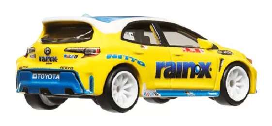 Hot Wheels Hotwheels Car Culture Slide Street 2 Toyota GR Corolla 2023 "Rain-X" 1/64 scale