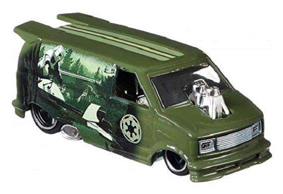 Hot Wheels Set Pop Culture Star Wars Movie Film TV Ford Chevy Unimog Super Van Astro Van XGW
