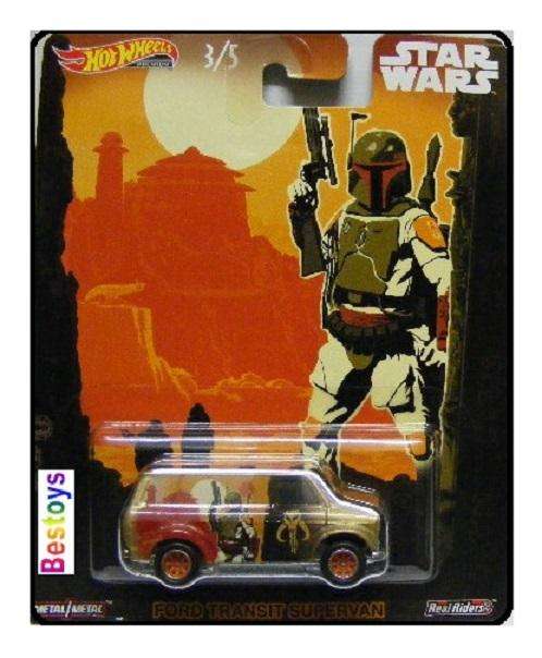 Hot Wheels Set Pop Culture Star Wars Movie Film TV Ford Chevy Unimog Super Van Astro Van XGW