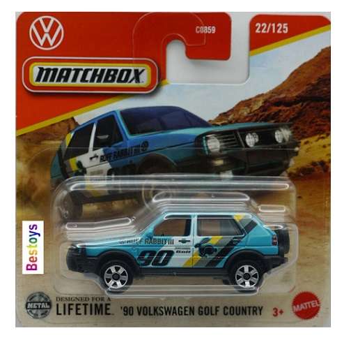 Matchbox 2025 22/125 VW Volkswagen Golf Country 1990 No 90