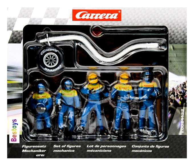 Carrera 20021132 Mechanics Pit Crew figures with accessories 1/32 scale