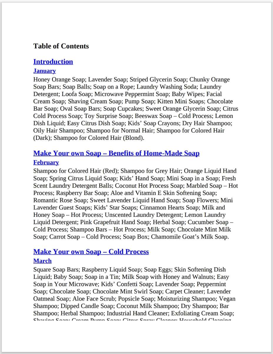 365 Days of Soap Making PDF EBOOK