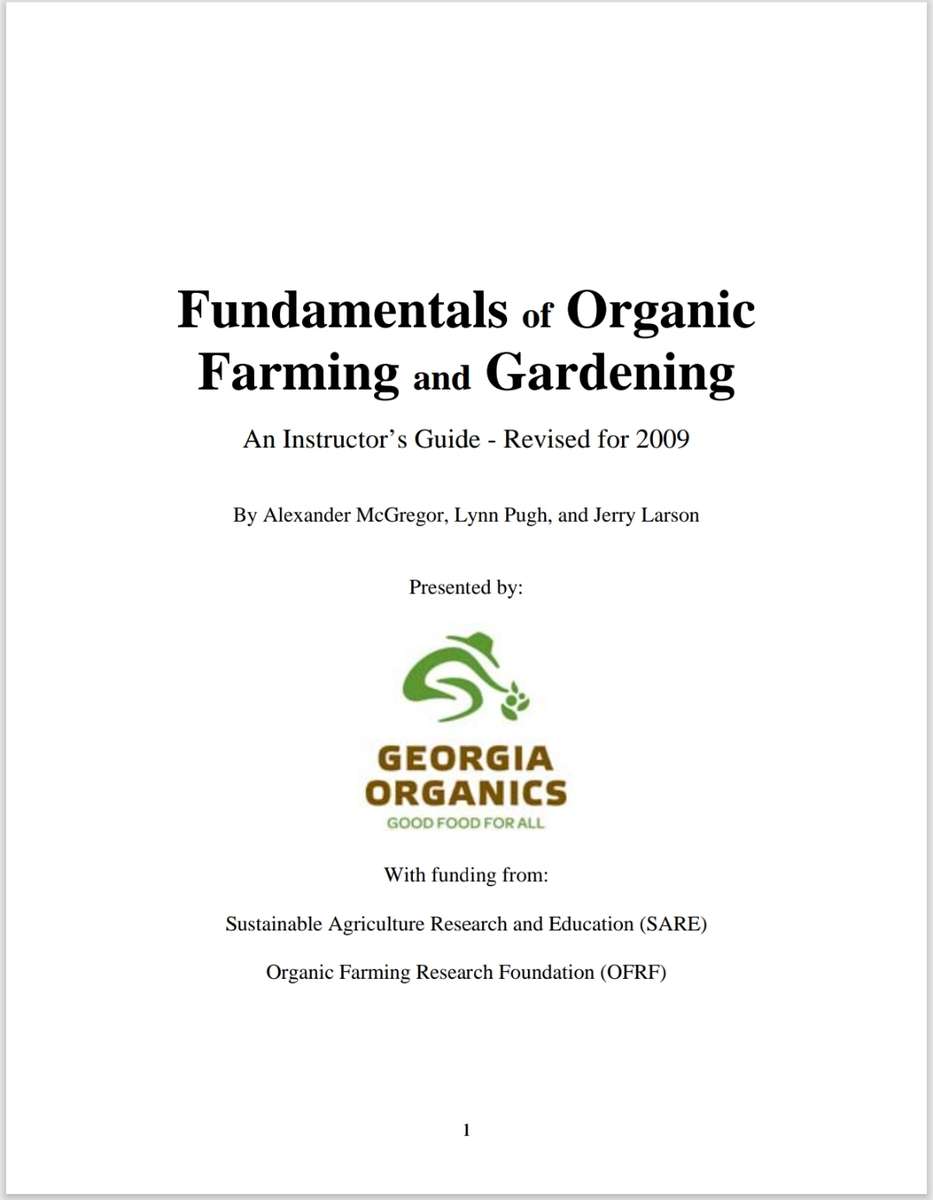 FUNDAMENTAL OF ORGANIC FARMING and Gardening PDF EBOOK