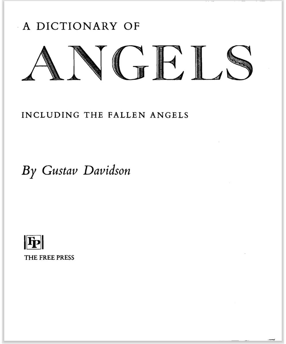 A Dictionary of Angels PDF EBOOK
