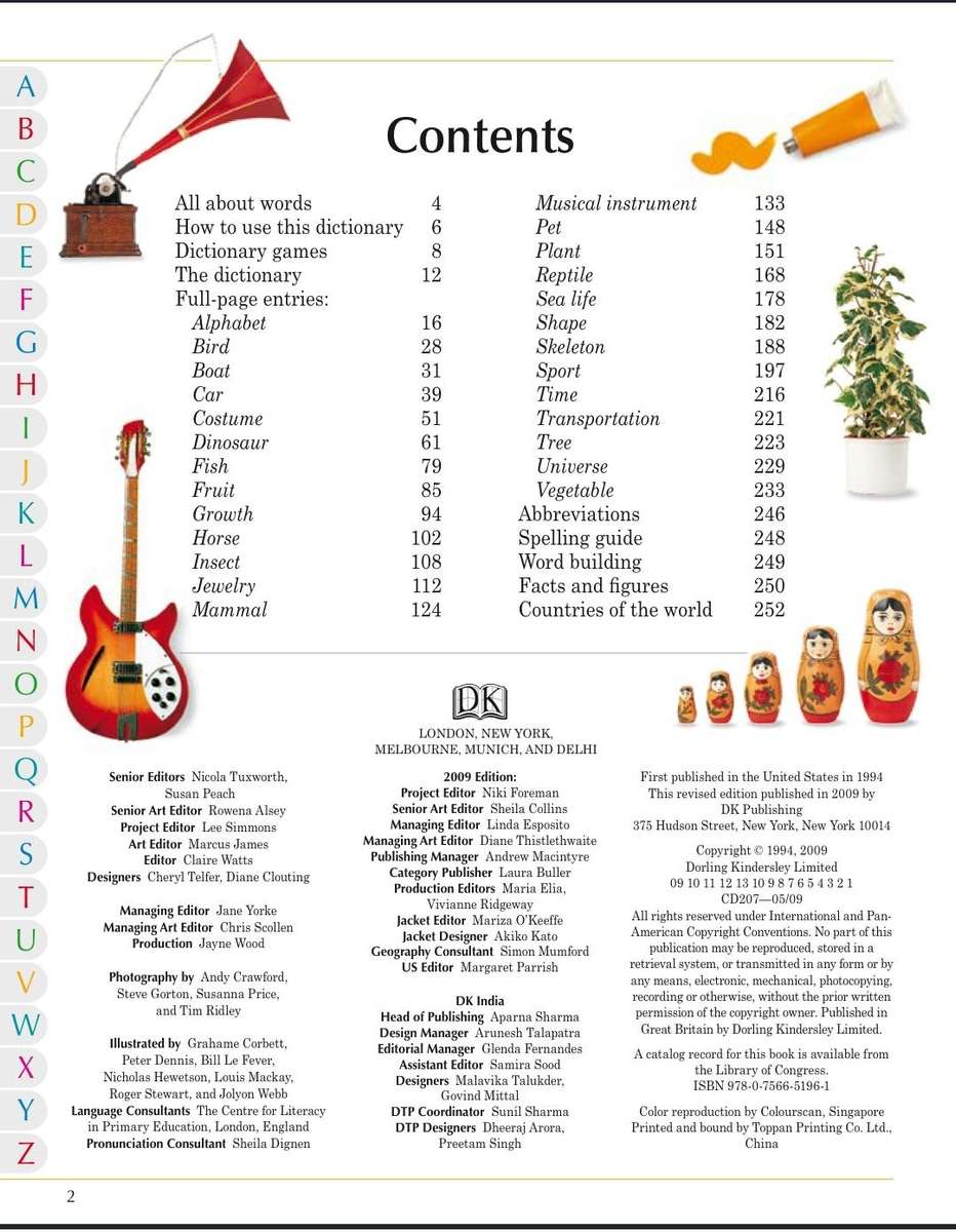 Children's illustrated Dictionary PDF EBOOK