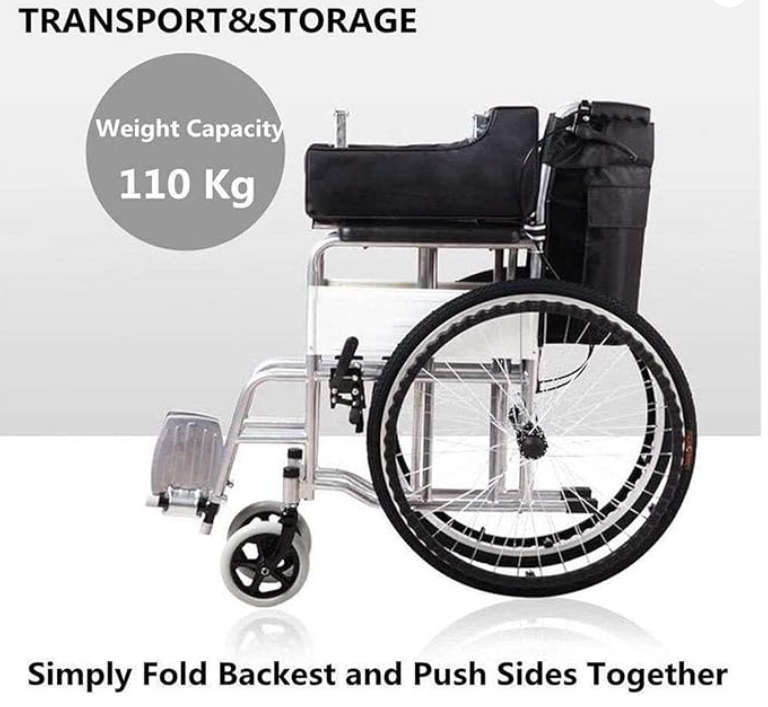 Folding Lightweight Portable Manual Travel Wheel Chair