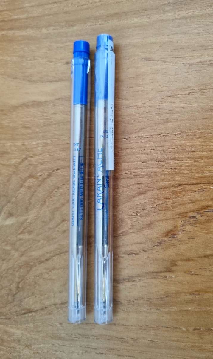 2 x Caran D'Ache Goliath refills - never been used