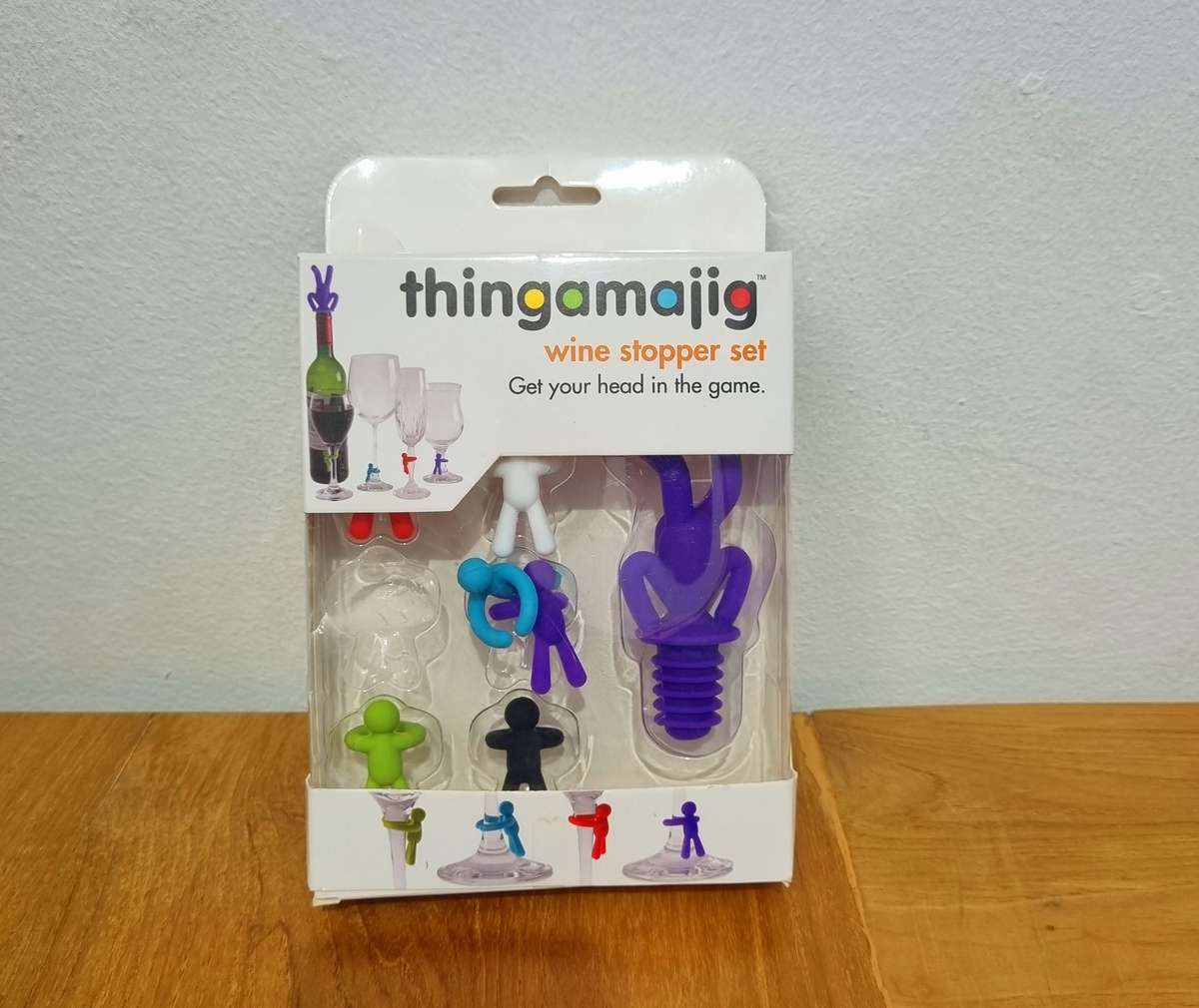 thingamajig Wine Stopper Set still sealed