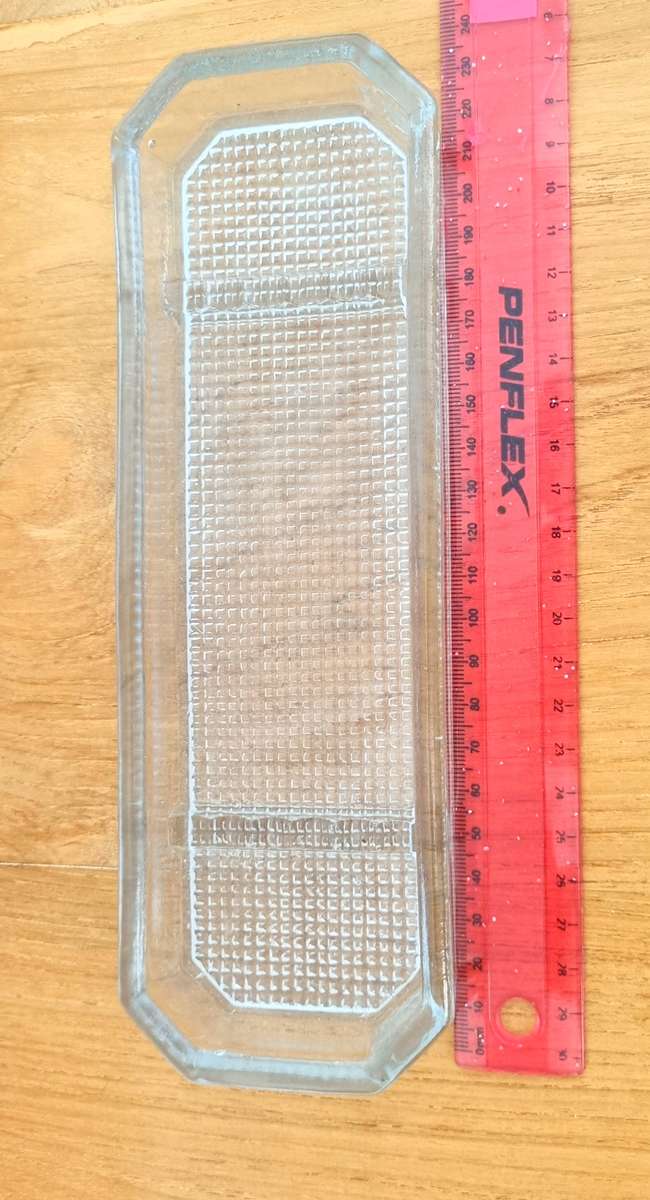 Vintage Glass Desktop Pen Holder