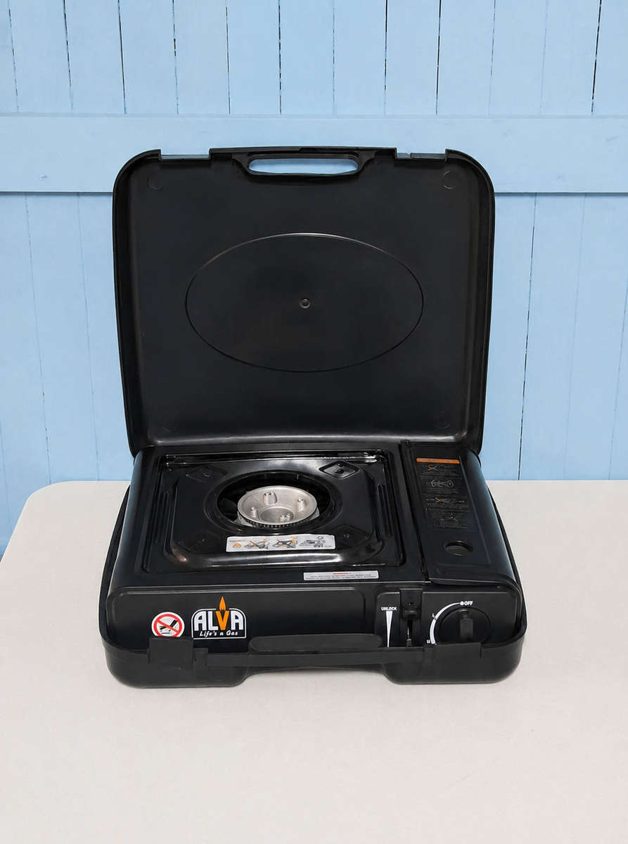 Alva 1 Burner Gas Canister Stove with Carry Case