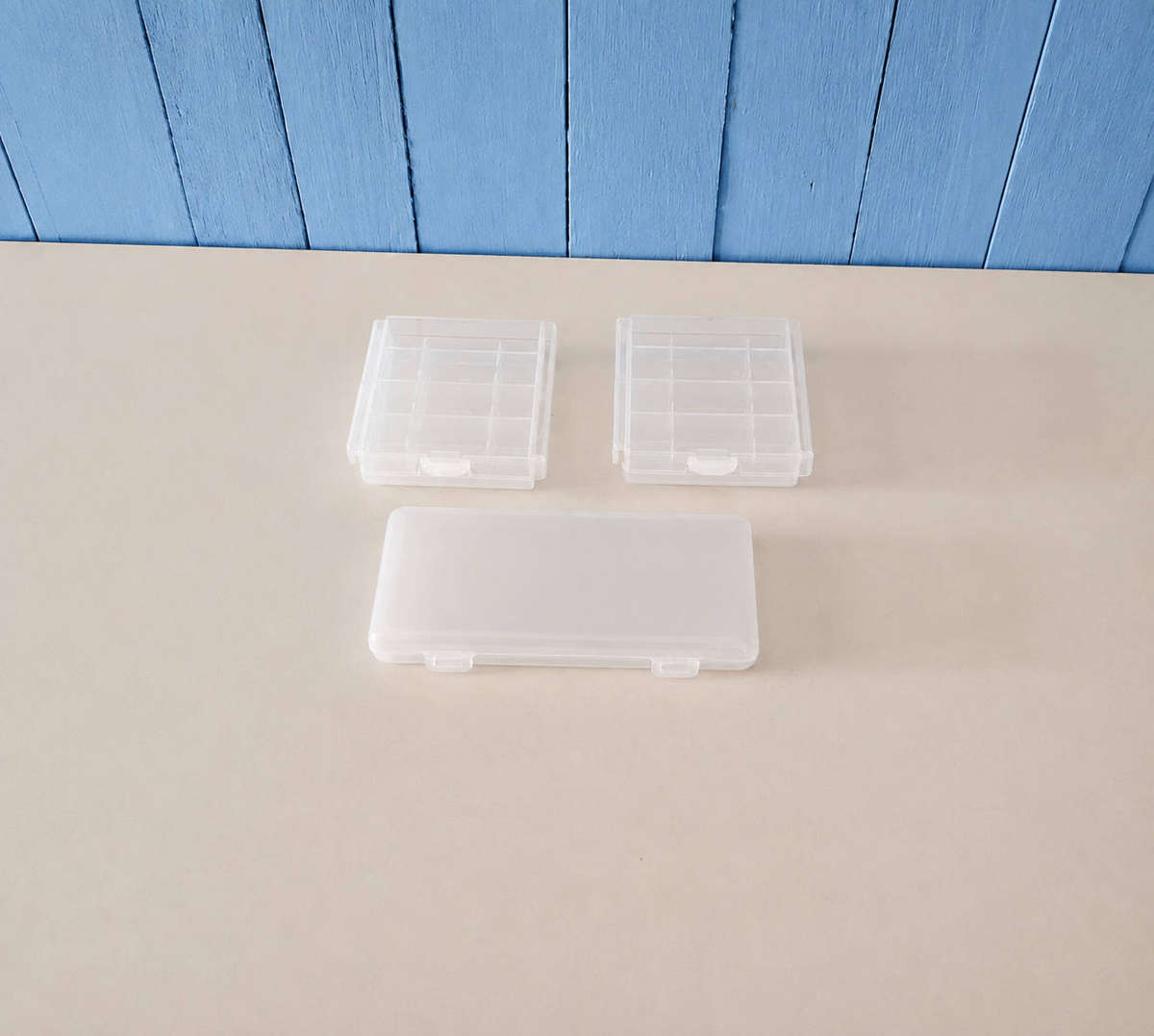 Three Battery Storage Cases