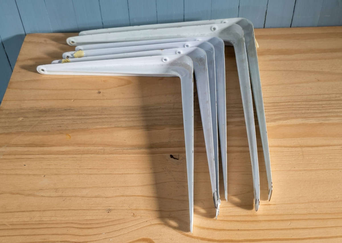 Six Shelving Brackets