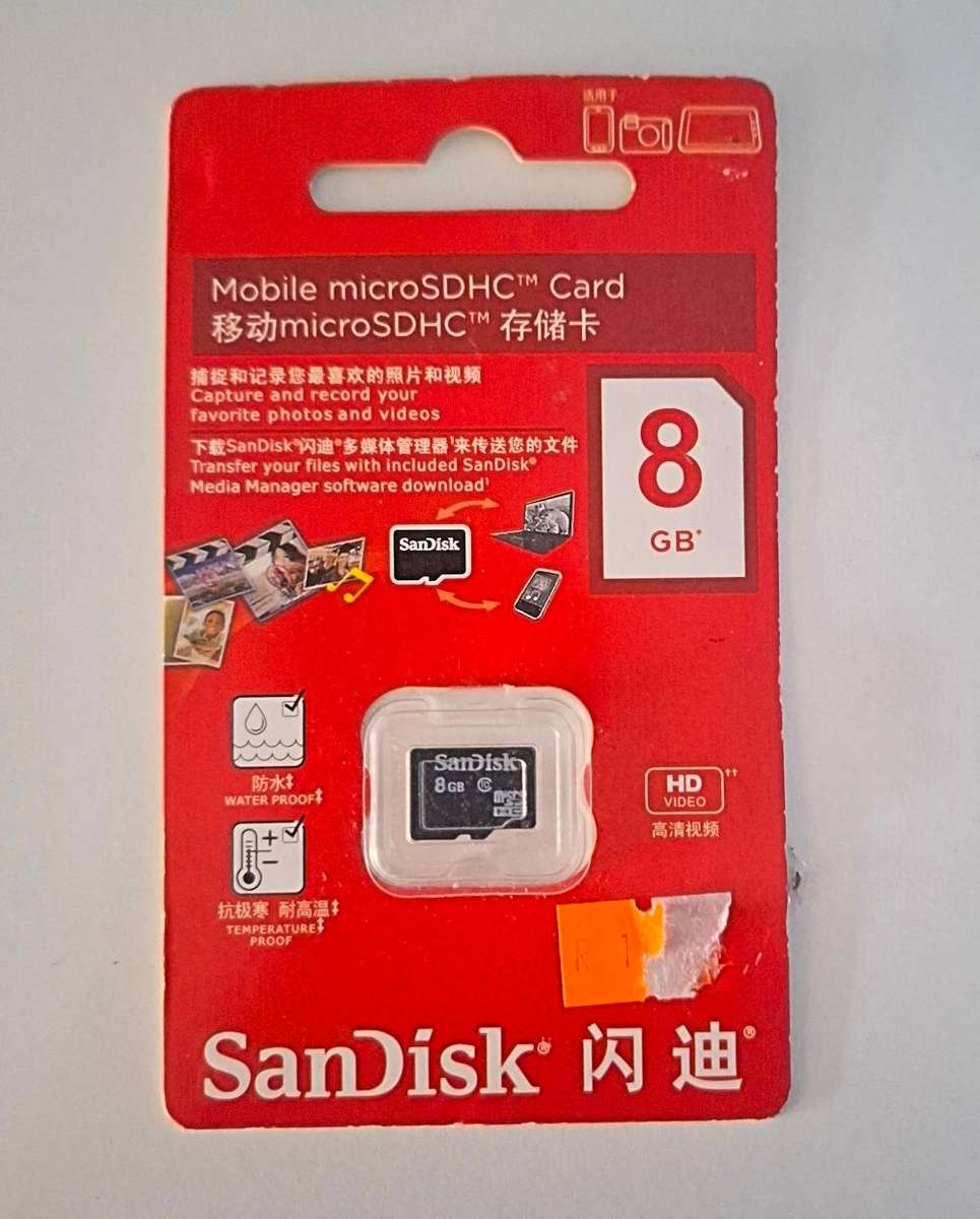SanDisk 8Gb MicroSD Card