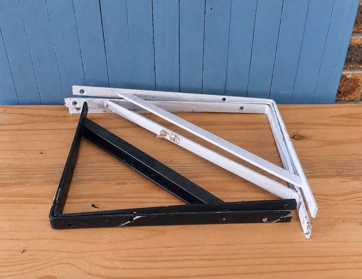 5 Heavy Duty Shelf Brackets