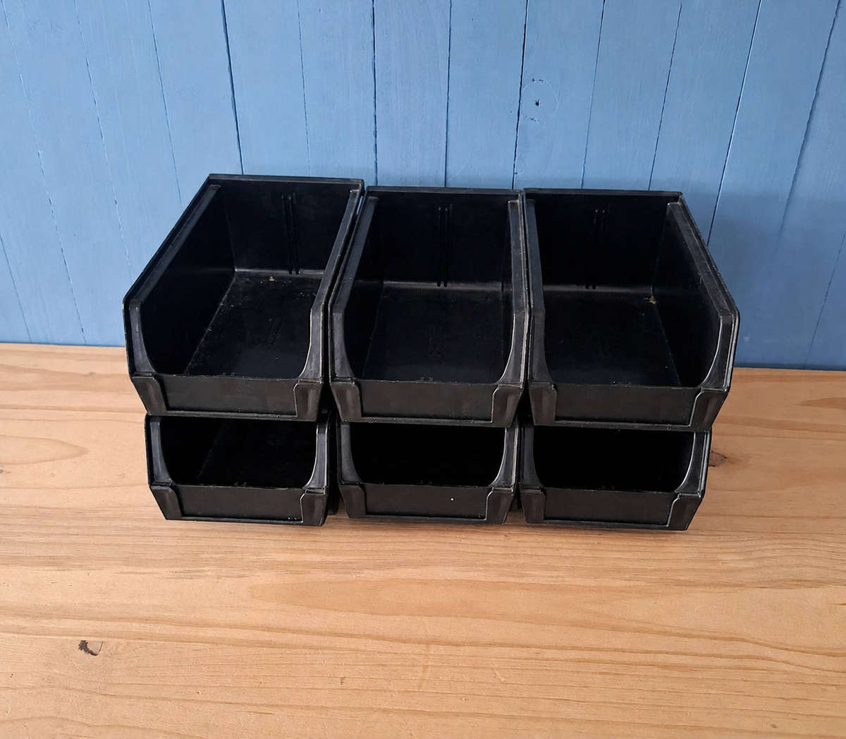 Six Linbin Storage Bins Size 3