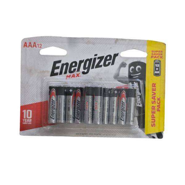 Energizer Max AAA Alkaline Batteries - 12 Batteries