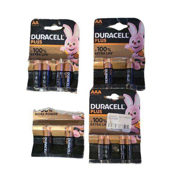 Duracell Plus Battery Bundle (AA + AAA) - 12 Batteries
