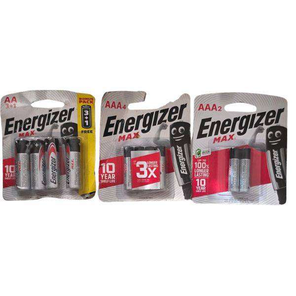 Energizer Max AA & AAA Batteries x 10 | Mixed Pack | Damaged Packaging