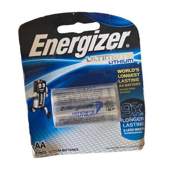 Energizer Ultimate Lithium AA Batteries - 2 Pack
