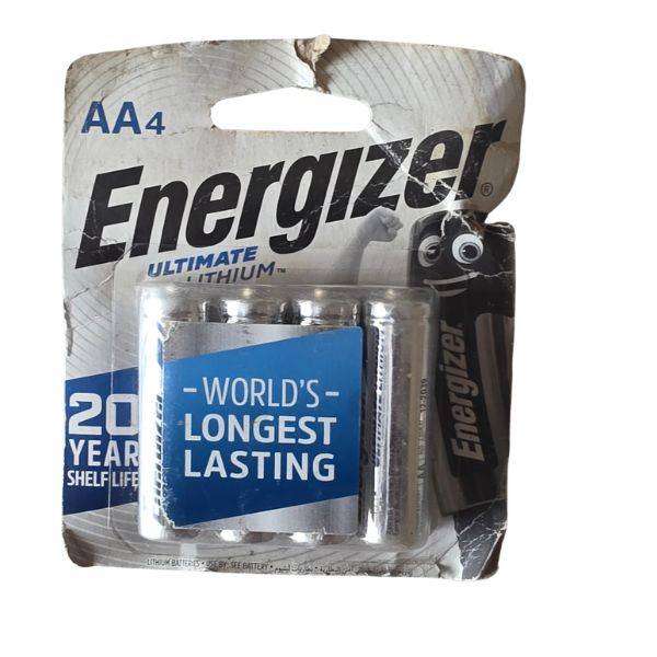 Energizer Ultimate Lithium AA Batteries - 4 Pack