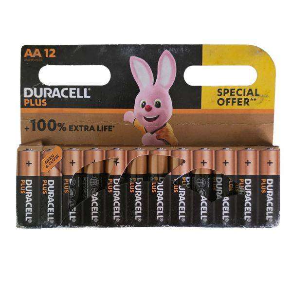 Duracell Plus AA Batteries 12 Pack | Damaged Packaging