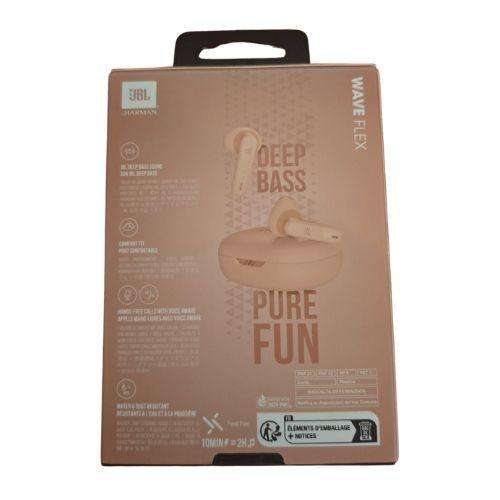 JBL Wave Flex True Wireless In-Ear Bluetooth Earphones - Beige