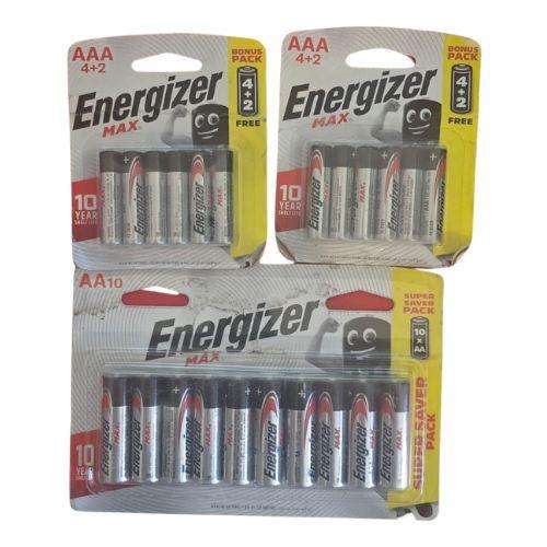 Energizer Battery Bundle - AA + AAA