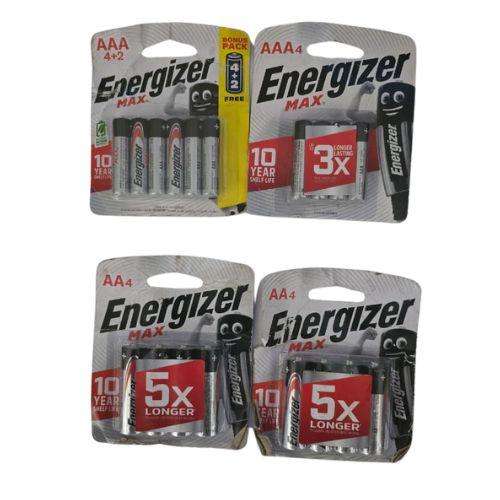 Energizer Max  Bundle - (4 +2 Pack AAA + 4 Pack AAA + 4 Pack AA+ 4 Pack AA)
