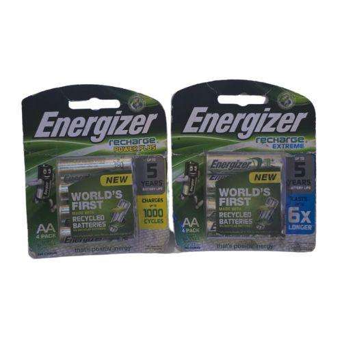 Energizer Recharge Bundle - (4 Pack AA+ 4 Pack AA Pack)