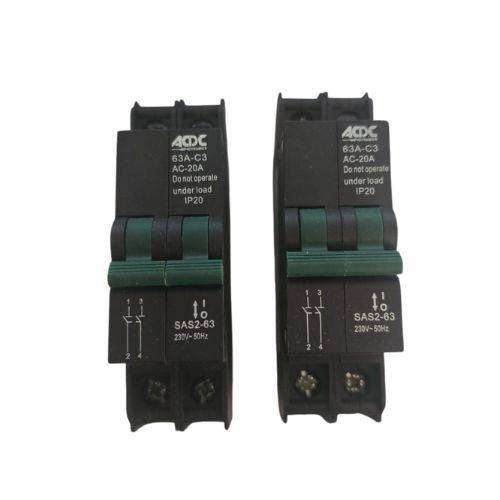 2 x ACDC 63AMP Double Pole Isolators