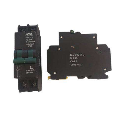 2 x ACDC 63AMP Double Pole Isolators