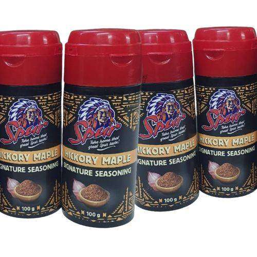 Spur Hickory Maple Signature Seasoning  Bundle of 4 Units (100g Each) -LAST STOCK