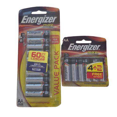 Energizer Max AA Batteries 2 Packs - 16Batteries