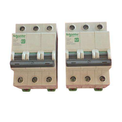 Schneider Electric Easy9 3-Pole Circuit Breakers 40AMP  C40 6kA | Bundle of 2