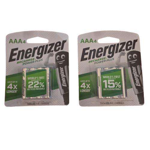 Energizer Recharge Power Plus Bundle - (4 Pack AAA+ 4 Pack AAA)
