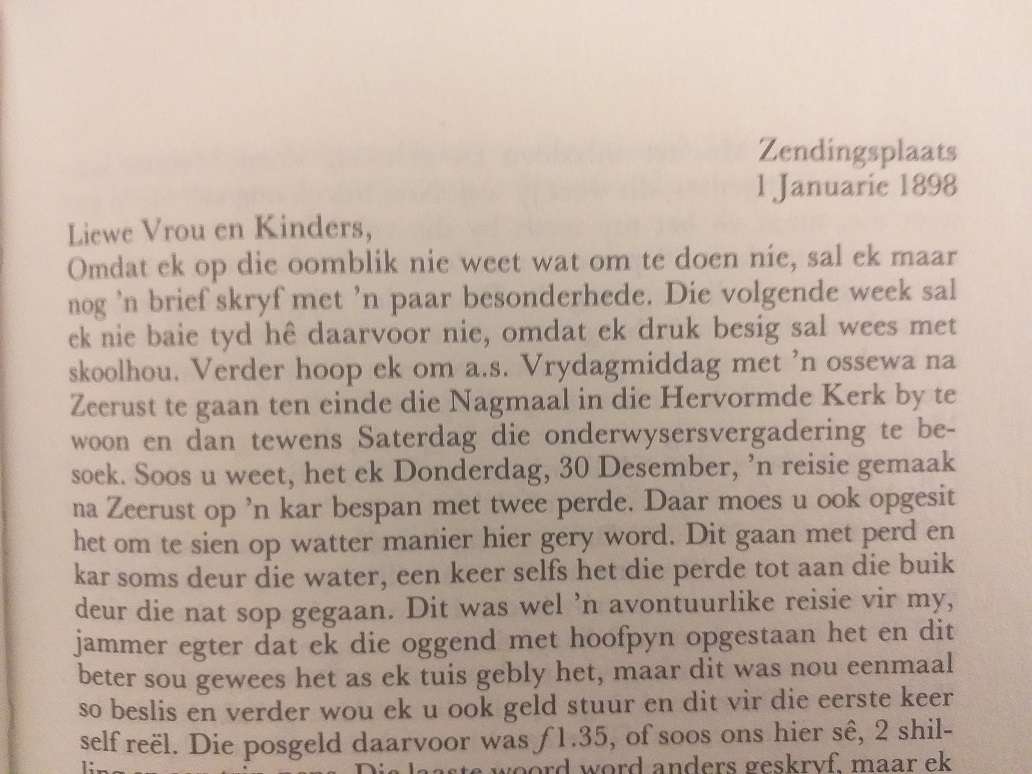 Briewe uit ou Transvaal (Jan Hoogeveen)