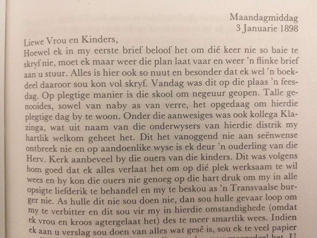 Briewe uit ou Transvaal (Jan Hoogeveen)