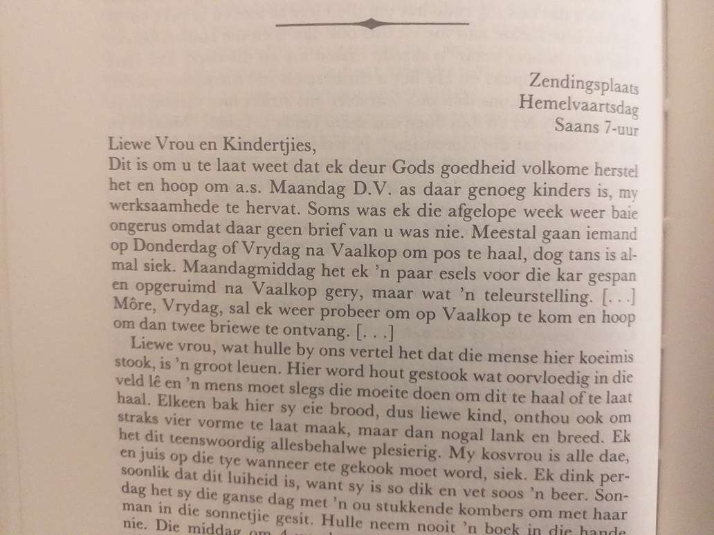 Briewe uit ou Transvaal (Jan Hoogeveen)