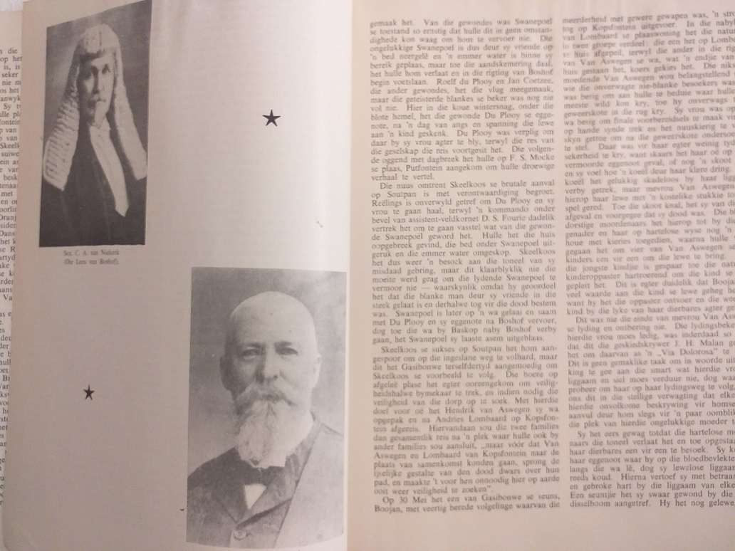 Boshof Eeu van Genade 1856-1956 *** LEESKOPIE ***