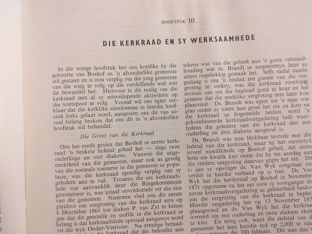 Boshof Eeu van Genade 1856-1956 *** LEESKOPIE ***