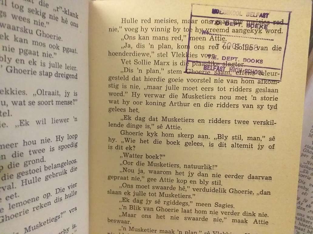 Ghoerie die musketier (Cor Dirks) *** LEESKOPIE ***