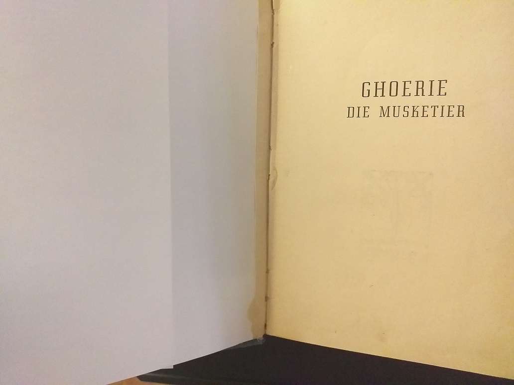 Ghoerie die musketier (Cor Dirks) *** LEESKOPIE ***