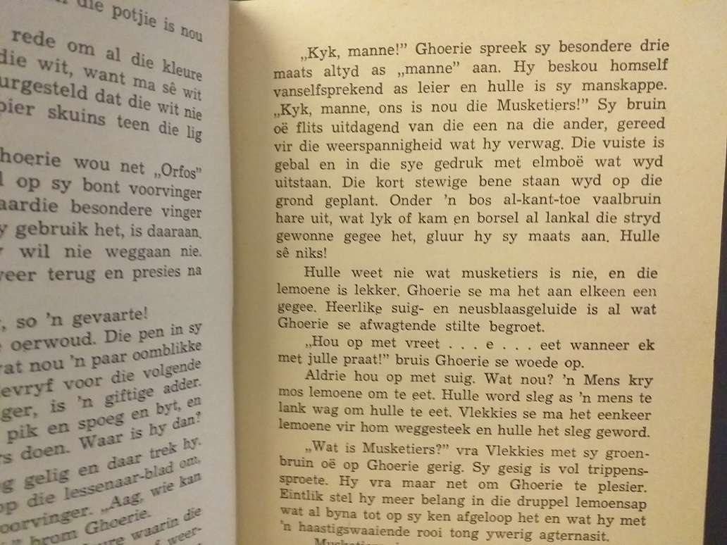 Ghoerie die musketier (Cor Dirks) *** LEESKOPIE ***