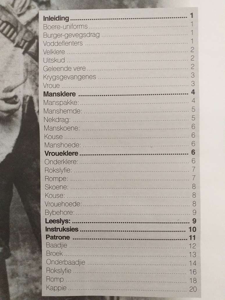 Kleredrag tydens die Anglo Boereoorlog 1899-1902 (A Malan & Annemarie Carelsen)