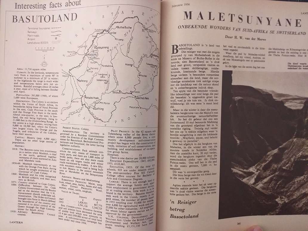 Lantern Tydskrif Magazine Jan-March 1956 vol 5 nr 3