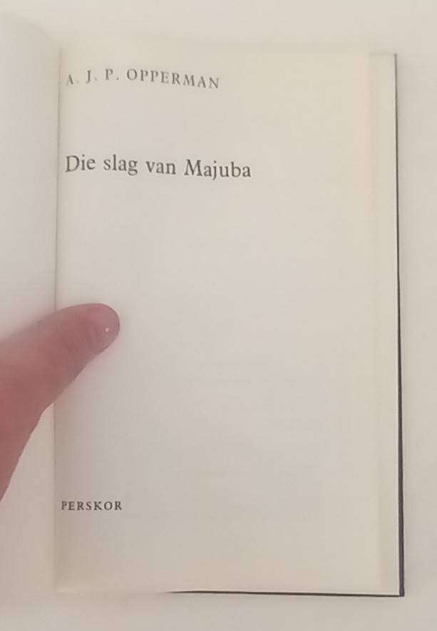 Die slag van Majuba (AJP Opperman)
